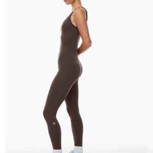 Tna TnAction Divinity Jumpsuit Small Dark Brown Sleeveless Full Length Unitard